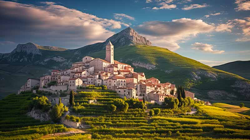 Abruzzo Mountains Italy